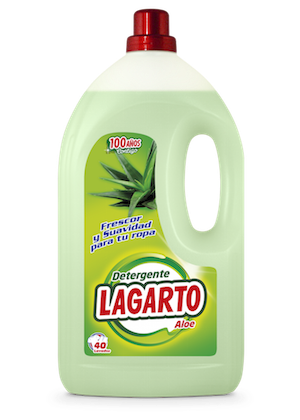 Detergente Líquido Aloe Vera LAGARTO 40 Lavados