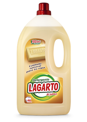 Detergente líquido al Jabón Lagarto 40 Lavados