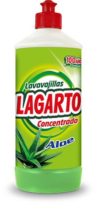 Lavavajillas Manual, Lagarto Aloe Vera 0,75L