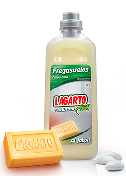 FREGASUELOS CONCENTRADO LAGARTO PLATINUM - AL JABON 1L.